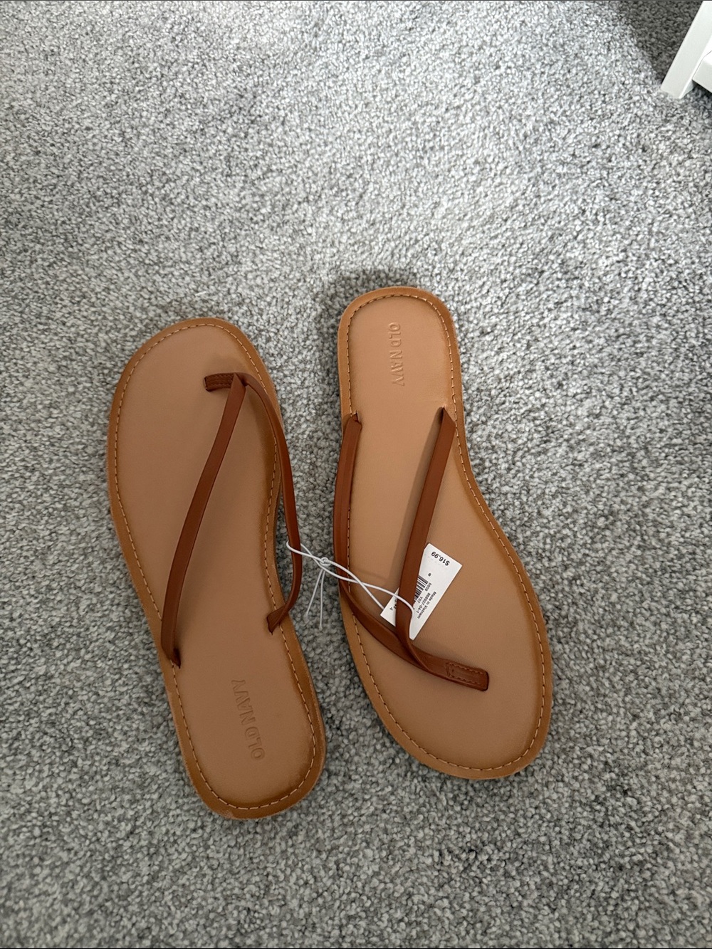 Old Navy Tan Thong Sandals